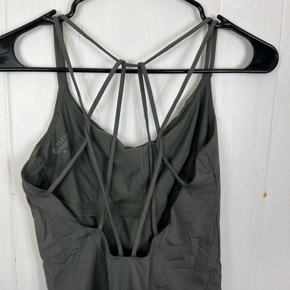 Athleta Cortes One Piece Strappy Back Swimsuit Sz M - Picture 9 of 14